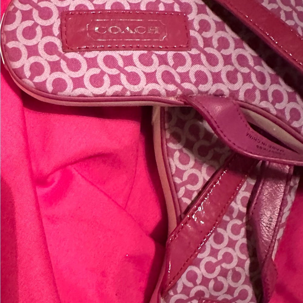 Coach Raspberry Colored Flops - image 2